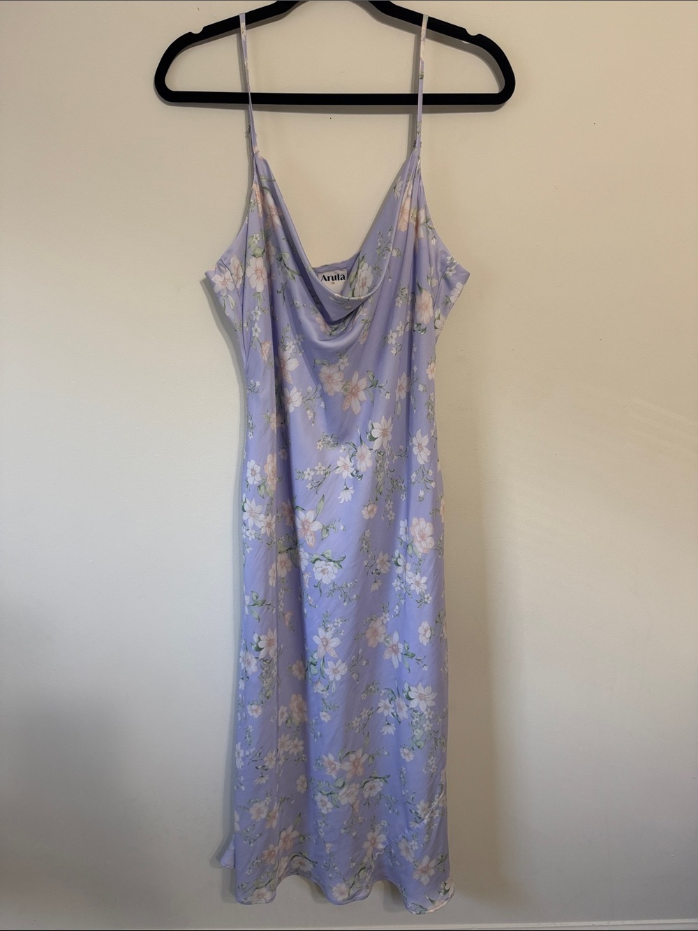 ARULA Lavender Floral Maxi Dress